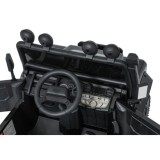 JOKO Elektrické autičko Land Rover Defender 110 SVX Concept 2x100W 24V, penové kolesá, kožené sedadlo, čierne