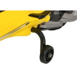 JOKO Elektrická Motorka Skúter Vespa ROMA, kožené sedalo, penové kolesá, žltá