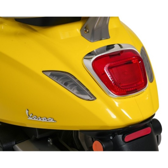 JOKO Elektrická Motorka Skúter Vespa ROMA, kožené sedalo, penové kolesá, žltá