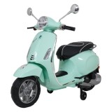 JOKO Elektrická Motorka Skúter Vespa ROMA, kožené sedalo, penové kolesá, zelená