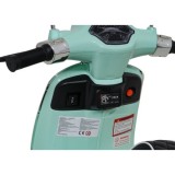 JOKO Elektrická Motorka Skúter Vespa ROMA, kožené sedalo, penové kolesá, zelená