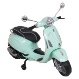 JOKO Elektrická Motorka Skúter Vespa ROMA, kožené sedalo, penové kolesá, zelená