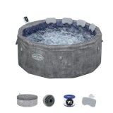 Bestway 6001V Vírivka Lay-Z-Spa Carrara SMART Air Jet Jacuzzi s WIFI aplikáciou, pre 6 osôb + 4 vankúše, priemer 170cm