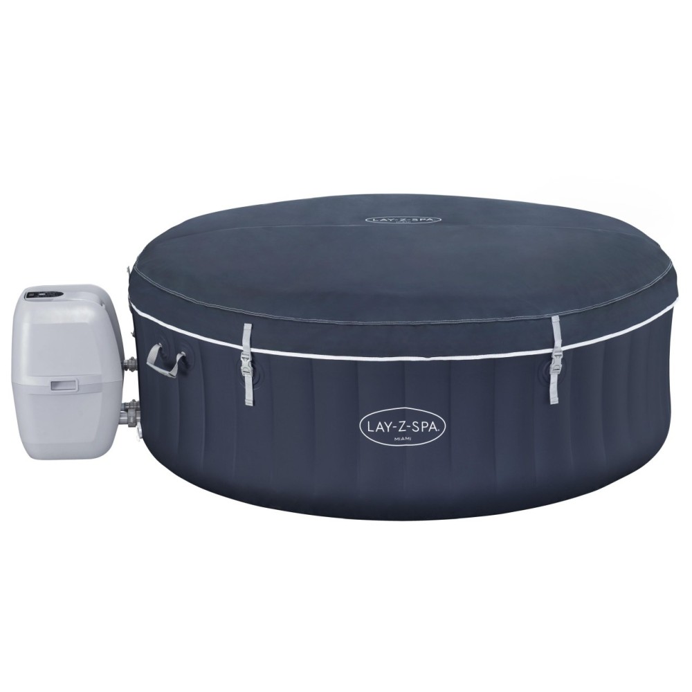 Bestway 6001C Vírivka Lay-Z-Spa Miami Airjet Jacuzzi, pre 4 osoby, priemer 180cm, modrá