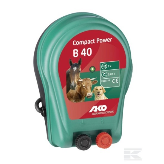AKO Elektrický ohradník bateriový B 40- do 200m plot