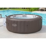 BESTWAY 6001S Vírivka Lay-Z-Spa Dominica SMART HydroJet Jacuzzi s WIFI aplikáciou, priemer 196cm + 4 Vankúše
