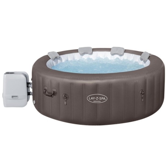 BESTWAY 6001S Vírivka Lay-Z-Spa Dominica SMART HydroJet Jacuzzi s WIFI aplikáciou, priemer 196cm + 4 Vankúše