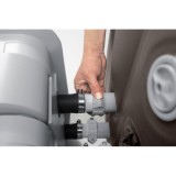 BESTWAY 6001S Vírivka Lay-Z-Spa Dominica SMART HydroJet Jacuzzi s WIFI aplikáciou, priemer 196cm + 4 Vankúše