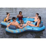 Bestway 43842 Nafukovací Matrac Ostrov Island Hydro Force 300 x 287cm pre 5 osôb