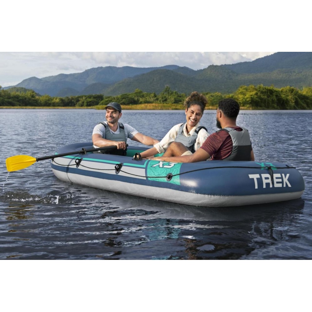 Bestway 61154 Nafukovací Čln TREK X3 294 cm x 137 cm s veslami + pumpa