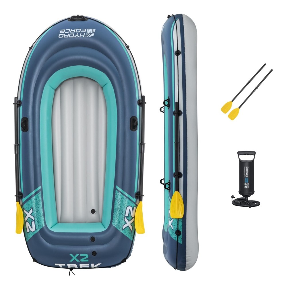 Bestway 61154 Nafukovací Čln TREK X3 294 cm x 137 cm s veslami + pumpa