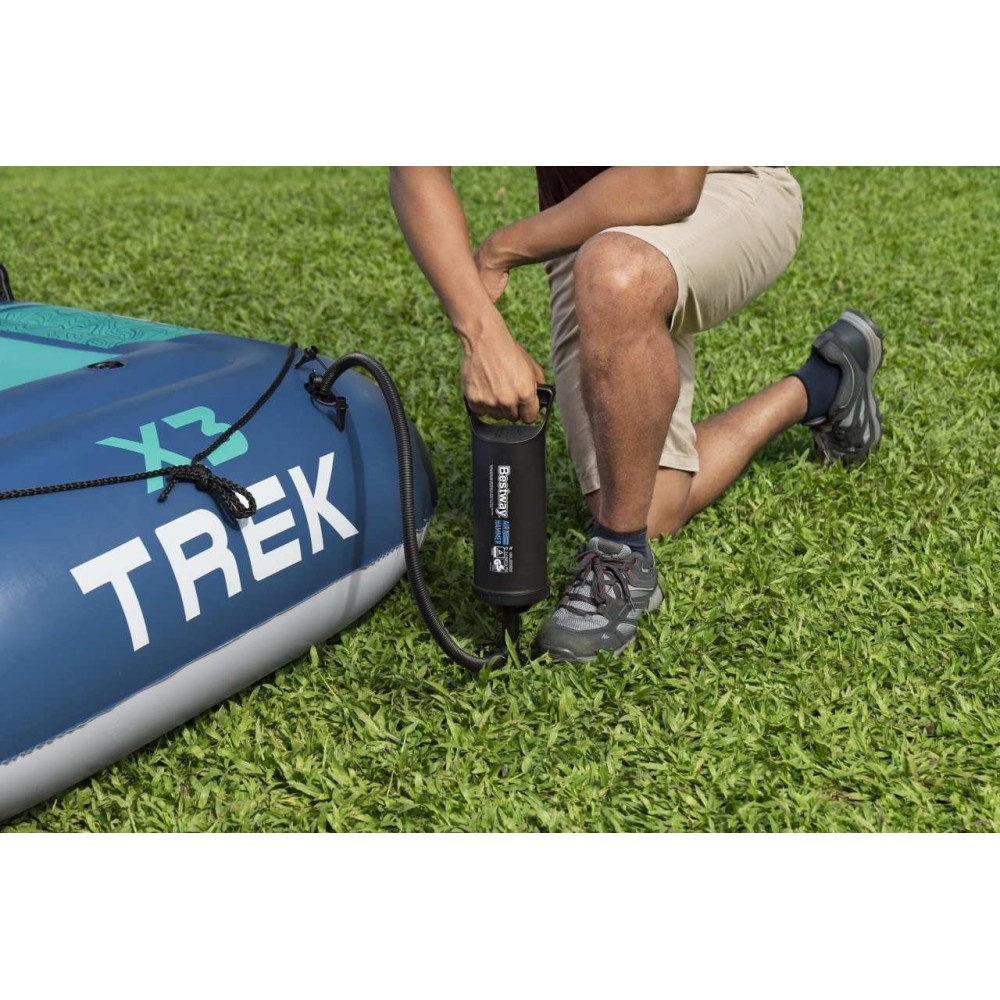 Bestway 61154 Nafukovací Čln TREK X3 294 cm x 137 cm s veslami + pumpa