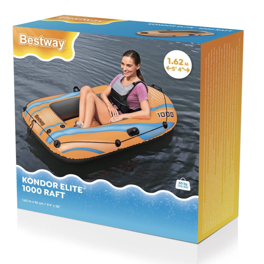 Bestway 61135 Nafukovací Čln KONDOR ELITE 1000 162 cm x 96 cm