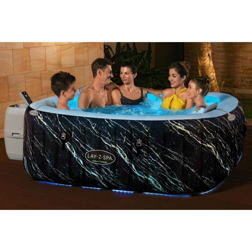 Bestway 6001F Vírivka Lay-Z-Spa Jacuzzi Hollywood LUXE Air Jet pre 6 osôb, 180cm x 180cm