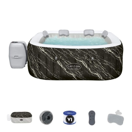 Bestway 6001F Vírivka Lay-Z-Spa Jacuzzi Hollywood LUXE Air Jet pre 6 osôb, 180cm x 180cm