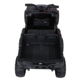JOKO Elektrická Štvorkolka TX ATV 4x4, 6 kolesové, penové kolesá, kožené sedadlo, Lopatka, nosnosť 40kg, čierne