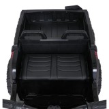 JOKO Elektrická Štvorkolka TX ATV 4x4, 6 kolesové, penové kolesá, kožené sedadlo, Lopatka, nosnosť 40kg, čierne