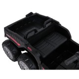 JOKO Elektrická Štvorkolka TX ATV 4x4, 6 kolesové, penové kolesá, kožené sedadlo, Lopatka, nosnosť 40kg, čierne