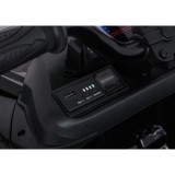 JOKO Elektrická Štvorkolka TX ATV 4x4, 6 kolesové, penové kolesá, kožené sedadlo, Lopatka, nosnosť 40kg, čierne