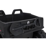 JOKO Elektrická Štvorkolka TX ATV 4x4, 6 kolesové, penové kolesá, kožené sedadlo, Lopatka, nosnosť 40kg, čierne