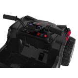 JOKO Elektrická Štvorkolka TX ATV 4x4, 6 kolesové, penové kolesá, kožené sedadlo, Lopatka, nosnosť 40kg, čierne
