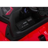 JOKO Elektrická Štvorkolka TX ATV 4x4, 6 kolesové, penové kolesá, kožené sedadlo, Lopatka, nosnosť 40kg, červená