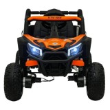 JOKO Elektrické Autíčko Buggy Madman UTV-MX 4x4, penové kolesá, kožené sedadlo, biela