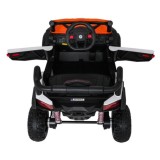 JOKO Elektrické Autíčko Buggy Madman UTV-MX 4x4, penové kolesá, kožené sedadlo, biela