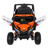 JOKO Elektrické Autíčko Buggy Madman UTV-MX 4x4, penové kolesá, kožené sedadlo, biela