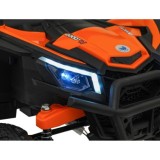 JOKO Elektrické Autíčko Buggy Madman UTV-MX 4x4, penové kolesá, kožené sedadlo, biela