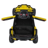 JOKO Elektrické Autíčko Buggy Madman UTV-MX 4x4, penové kolesá, kožené sedadlo, žlté