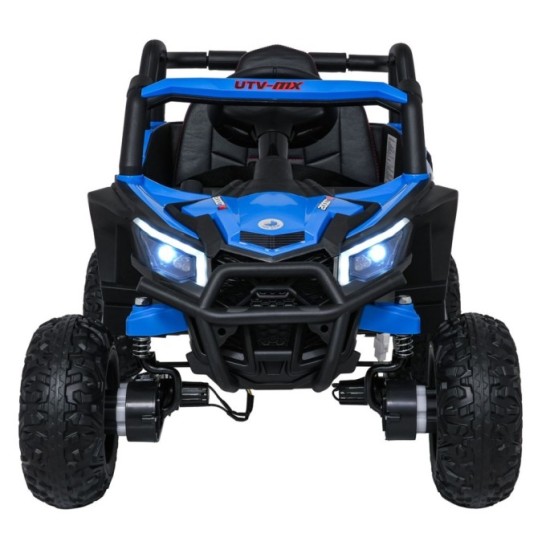 JOKO Elektrické Autíčko Buggy Madman UTV-MX 4x4, penové kolesá, kožené sedadlo, modré