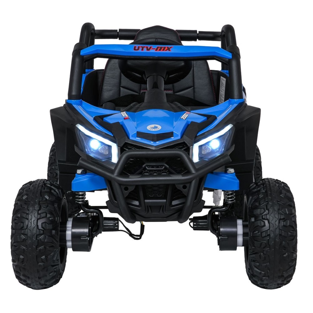JOKO Elektrické Autíčko Buggy Madman UTV-MX 4x4, penové kolesá, kožené sedadlo, modré