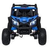 JOKO Elektrické Autíčko Buggy Madman UTV-MX 4x4, penové kolesá, kožené sedadlo, modré
