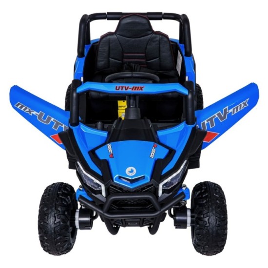 JOKO Elektrické Autíčko Buggy Madman UTV-MX 4x4, penové kolesá, kožené sedadlo, modré