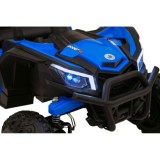 JOKO Elektrické Autíčko Buggy Madman UTV-MX 4x4, penové kolesá, kožené sedadlo, modré