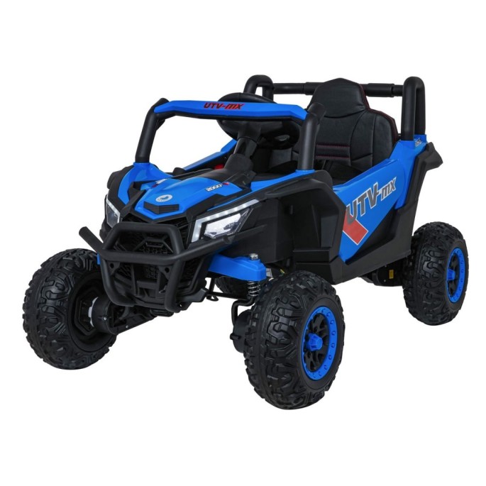 JOKO Elektrické Autíčko Buggy Madman UTV-MX 4x4, penové kolesá, kožené sedadlo, modré