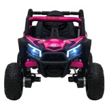 JOKO Elektrické Autíčko Buggy Madman UTV-MX 4x4, penové kolesá, kožené sedadlo, ružové