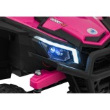 JOKO Elektrické Autíčko Buggy Madman UTV-MX 4x4, penové kolesá, kožené sedadlo, ružové