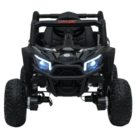 JOKO Elektrické Autíčko Buggy Madman UTV-MX 4x4, penové kolesá, kožené sedadlo, čierne
