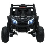 JOKO Elektrické Autíčko Buggy Madman UTV-MX 4x4, penové kolesá, kožené sedadlo, čierne
