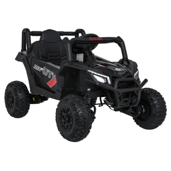 JOKO Elektrické Autíčko Buggy Madman UTV-MX 4x4, penové kolesá, kožené sedadlo, čierne