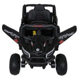 JOKO Elektrické Autíčko Buggy Madman UTV-MX 4x4, penové kolesá, kožené sedadlo, čierne