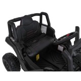 JOKO Elektrické Autíčko Buggy Madman UTV-MX 4x4, penové kolesá, kožené sedadlo, čierne
