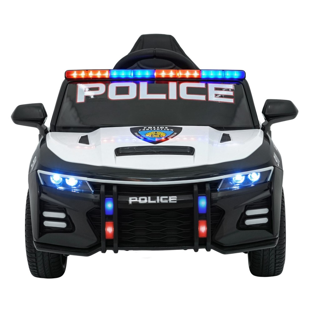 JOKO Elektrické autíčko Polícia 911 4x4, penové kolesá, kožené sedadlo,