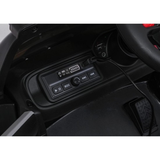 JOKO Elektrické autíčko Polícia 911 4x4, penové kolesá, kožené sedadlo,