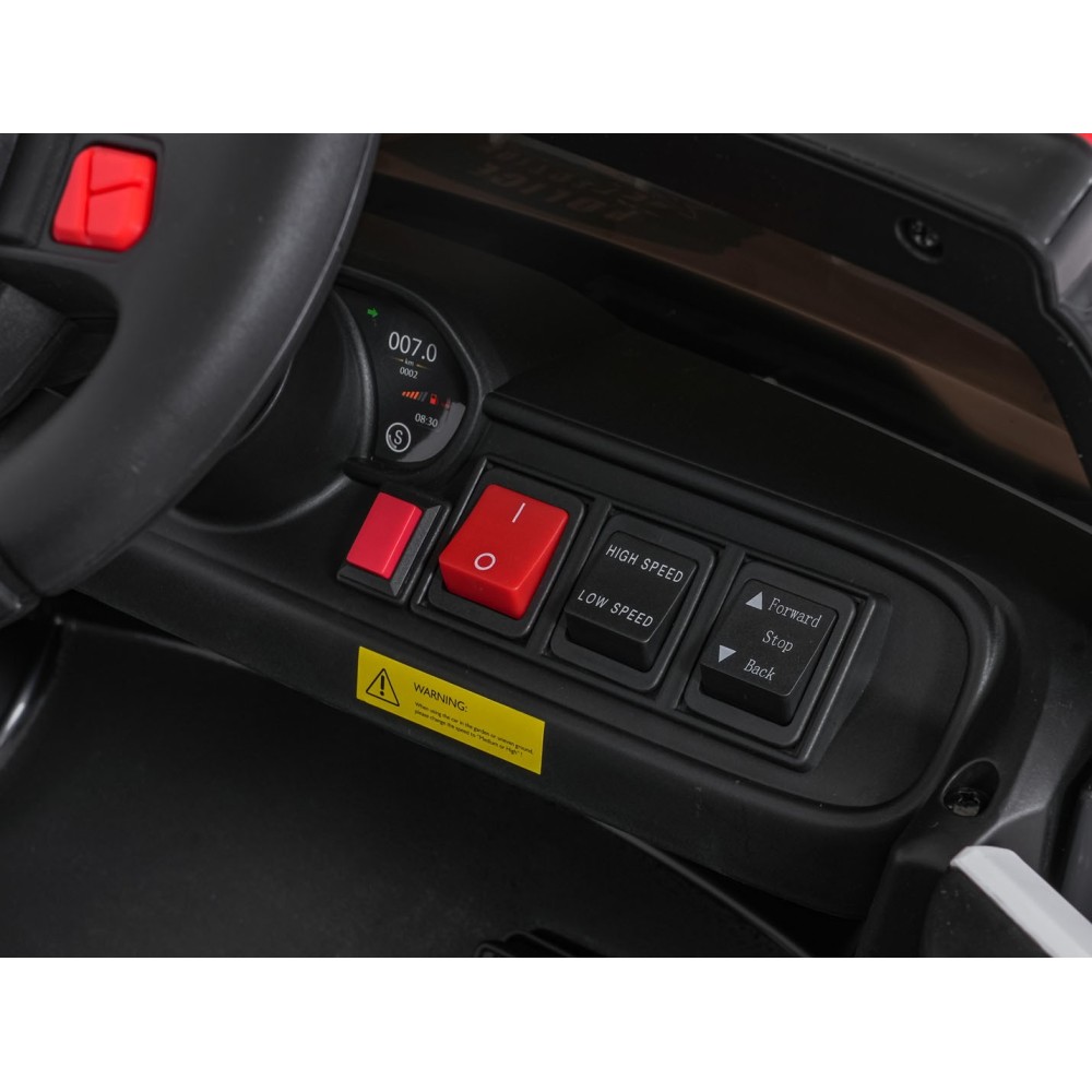 JOKO Elektrické autíčko Polícia 911 4x4, penové kolesá, kožené sedadlo,