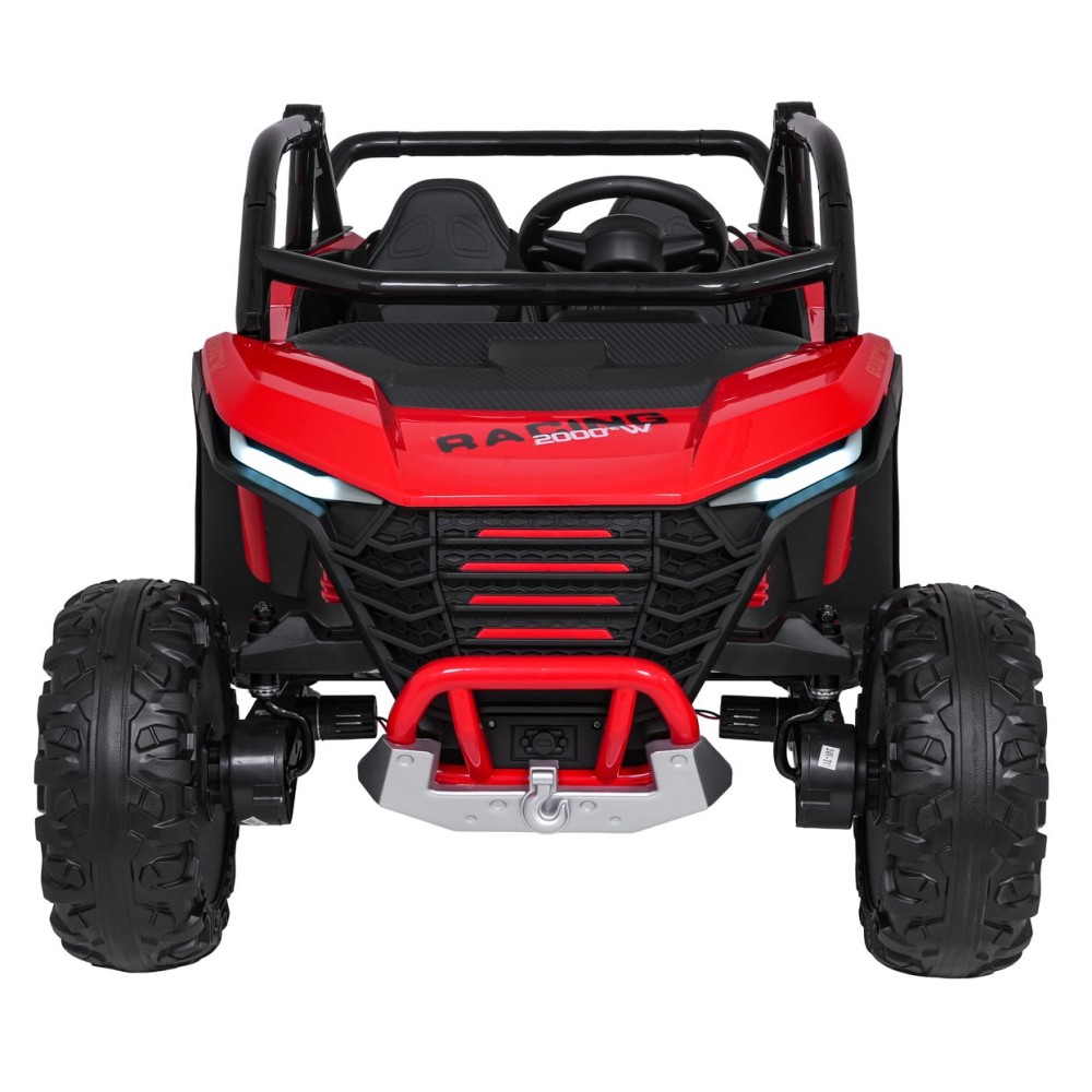 JOKO Elektrické autíčko Buggy RACING Road 2000 4x4, 4x120W, 24V, kožené sedadlo, penové kolesá, červené