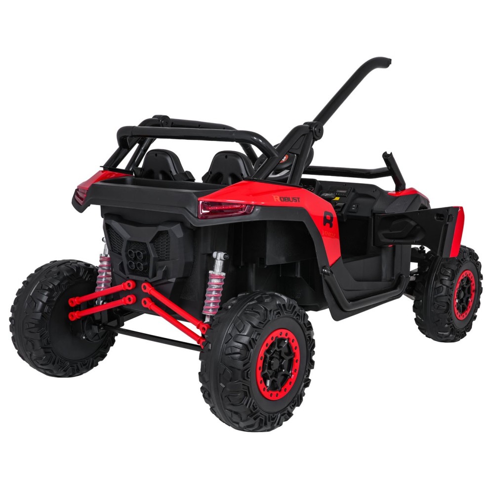 JOKO Elektrické autíčko Buggy RACING Road 2000 4x4, 4x120W, 24V, kožené sedadlo, penové kolesá, červené