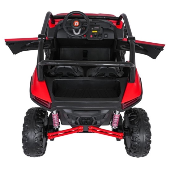 JOKO Elektrické autíčko Buggy RACING Road 2000 4x4, 4x120W, 24V, kožené sedadlo, penové kolesá, červené